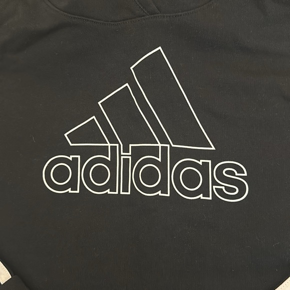 🌺🌺 NWOT ADIDAS SWEATER WITH HOODIE SIZE M (10/12) - Picture 2 of 5